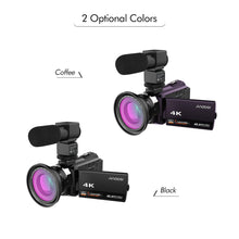 Load image into Gallery viewer, Andoer 4K 1080P 48MP WiFi Digital Video Camera