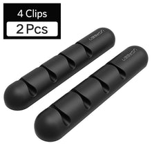 Load image into Gallery viewer, Ugreen Cable Organizer Silicone USB Cable Winder Flexible Cable Management Clips Cable Holder For Mouse Headphone Earphone