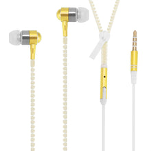 Load image into Gallery viewer, Luminous Headphones Luminous Zipper Headphones In-Ear Bass With Wheat Phone Headset