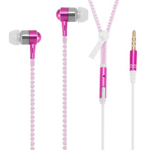 Load image into Gallery viewer, Luminous Headphones Luminous Zipper Headphones In-Ear Bass With Wheat Phone Headset